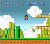 une photo d'Ã©cran de Super Mario All Stars sur Nintendo Super Nes